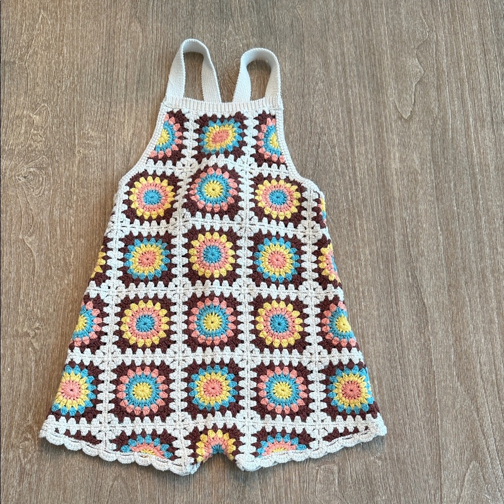 Zara Multicolor Crochet Top
